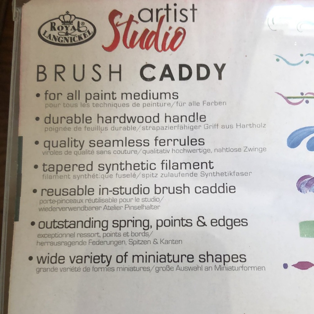 NEW 24 piece all media artist brush set with brush caddy.  By Royal Langnickel - Picture 4 of 7